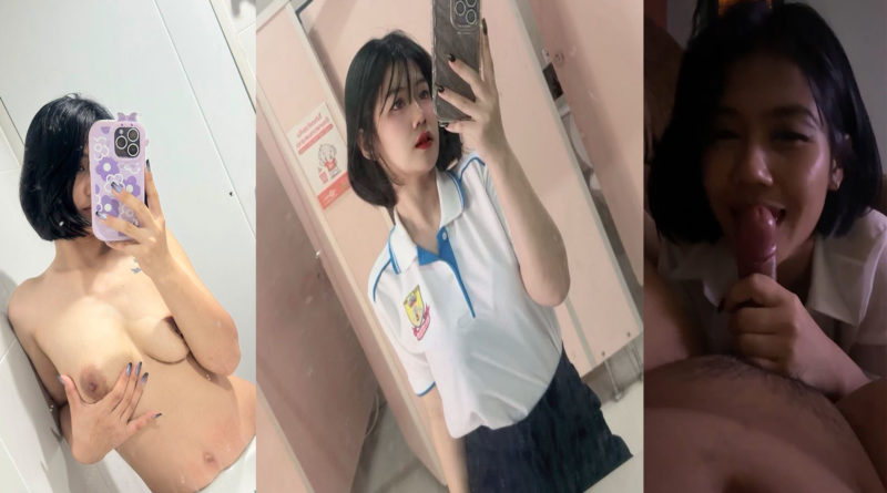 นักศึกษาอมควยคาชุดคลิปโป๊เสียงไทยกลับจากมหาลัยเงี่ยนหีจับควยอมอยากโดนเย็ดคาชุดนักศึกษาขาวเนียนน่ารัก